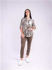 MADE IN ITALY LEOPARD BLOUSE 