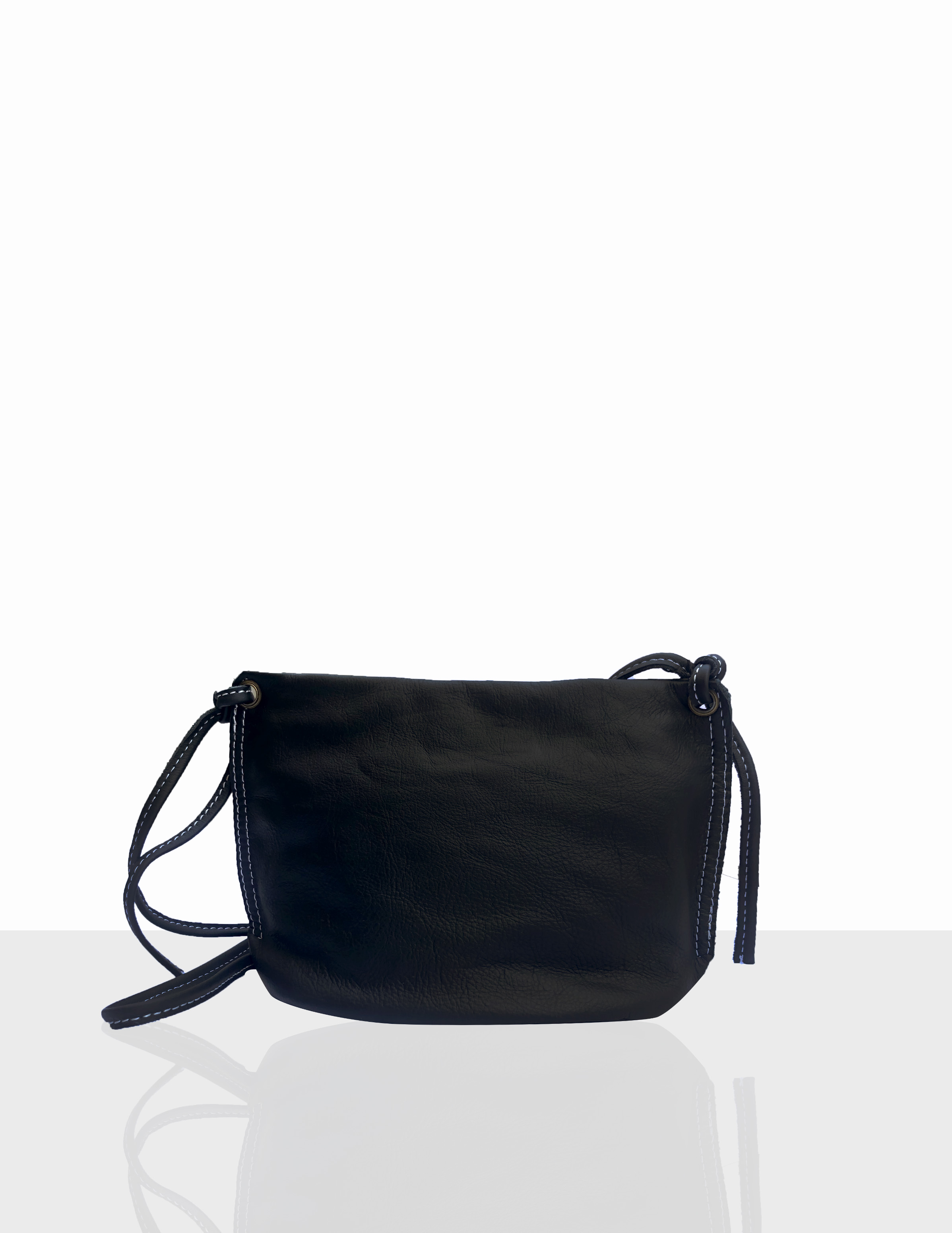 leather small sling bag