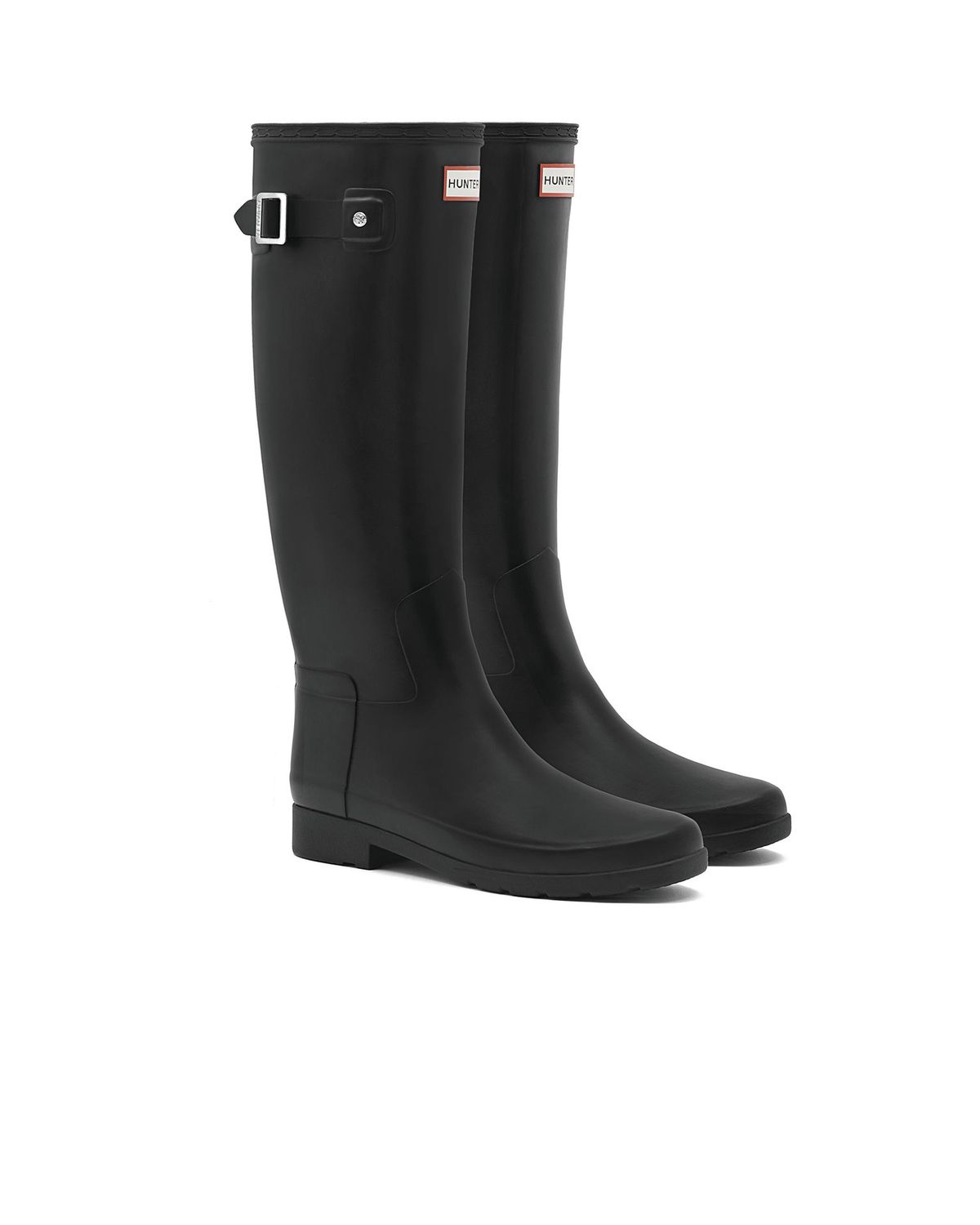 hunter boots refined black